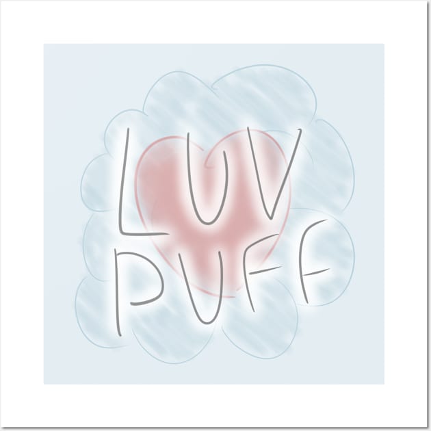 Luv Puff Wall Art by Gnida